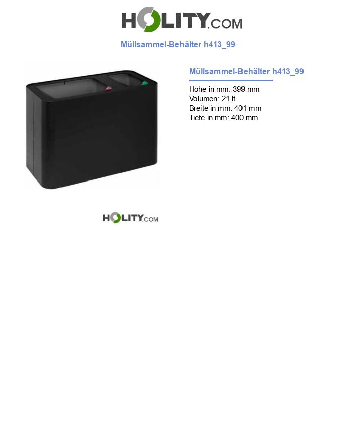 Müllsammel-Behälter h413_99