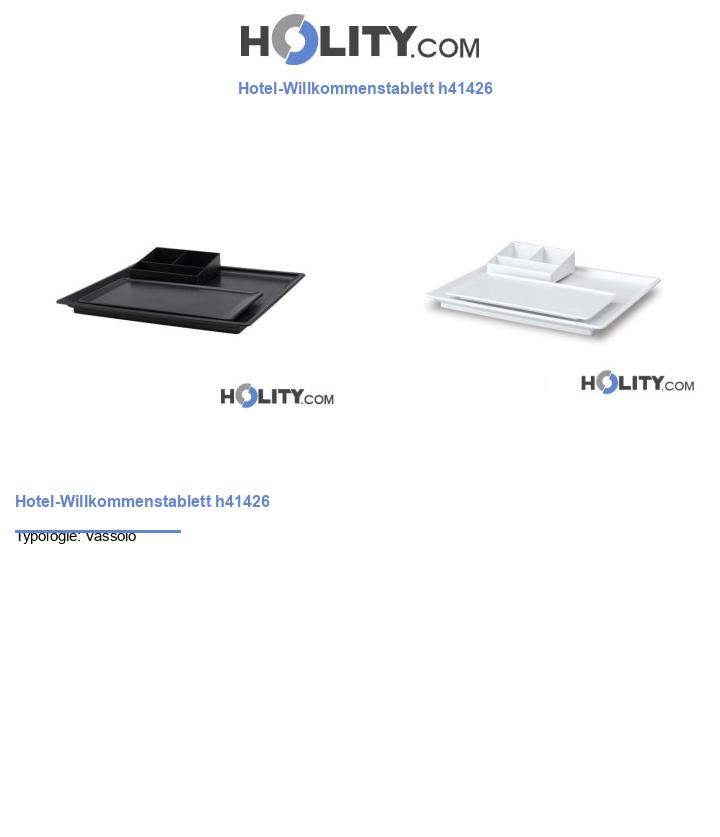 Hotel-Willkommenstablett h41426