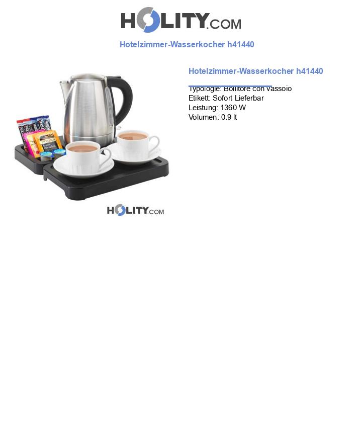 Hotelzimmer-Wasserkocher h41440