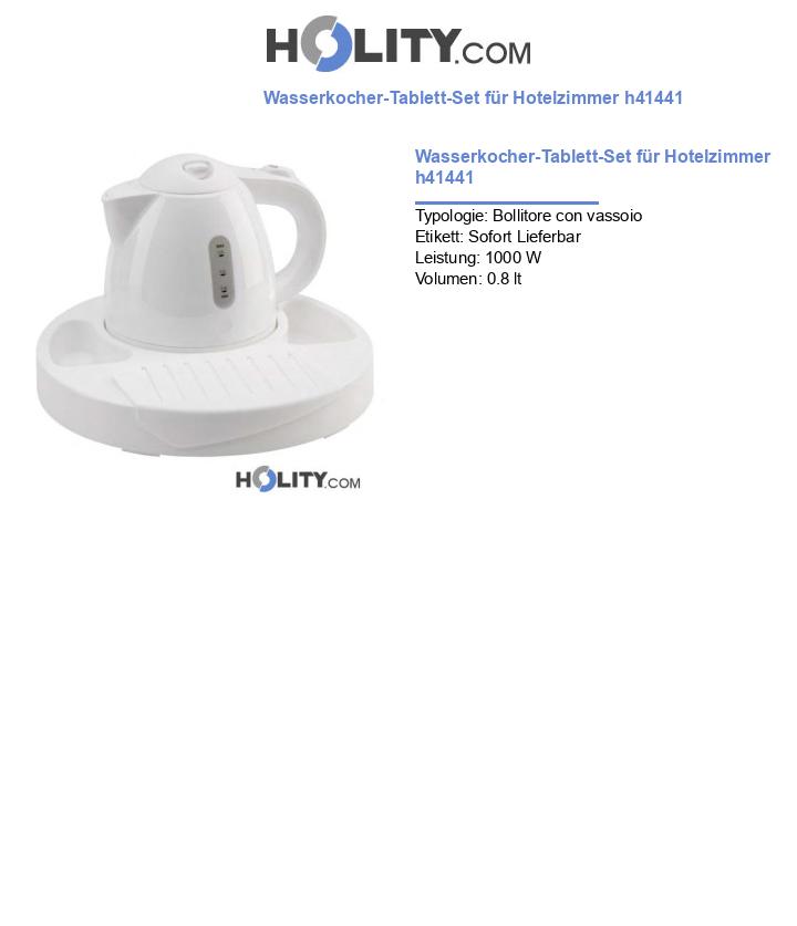 Wasserkocher-Tablett-Set für Hotelzimmer h41441
