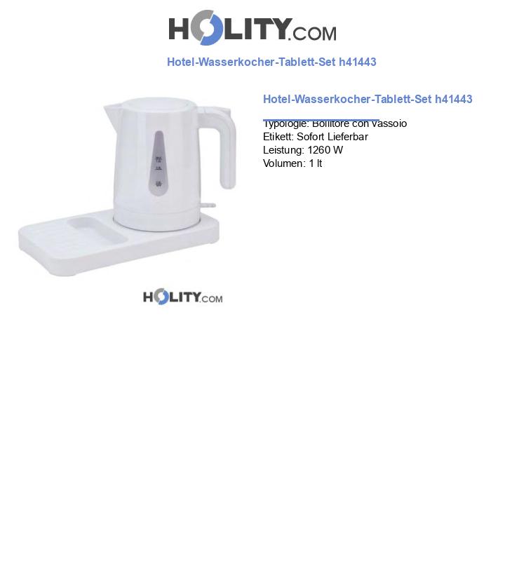 Hotel-Wasserkocher-Tablett-Set h41443