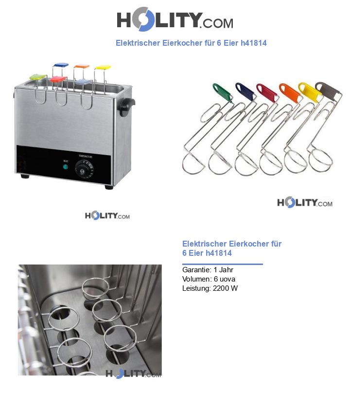 Elektrischer Eierkocher für 6 Eier h41814
