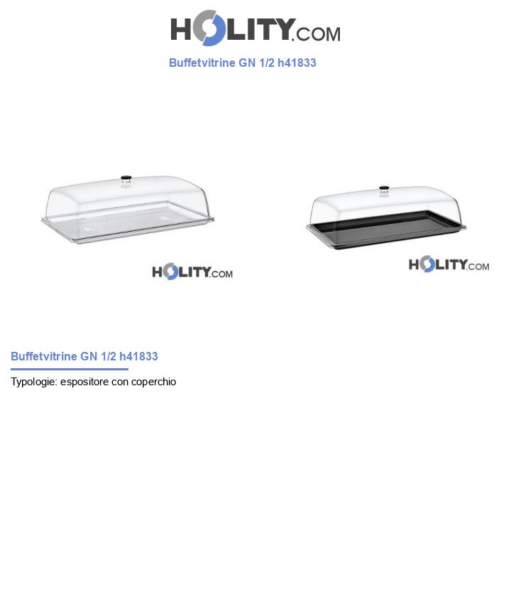 Buffetvitrine GN 1/2 h41833