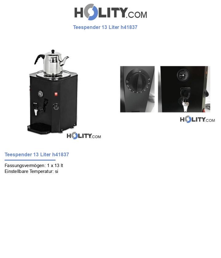 Teespender 13 Liter h41837