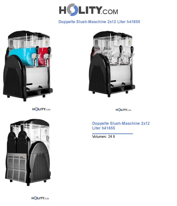 Doppelte Slush-Maschine 2x12 Liter h41855