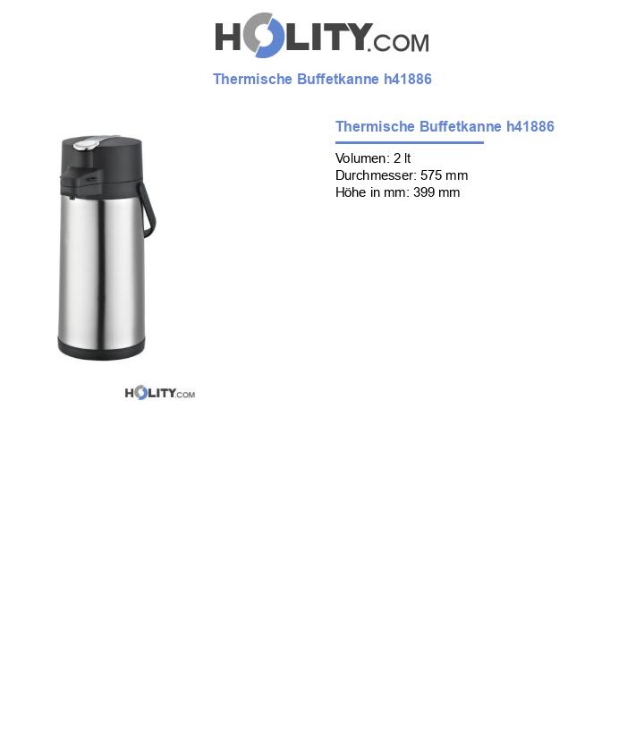 Thermische Buffetkanne h41886