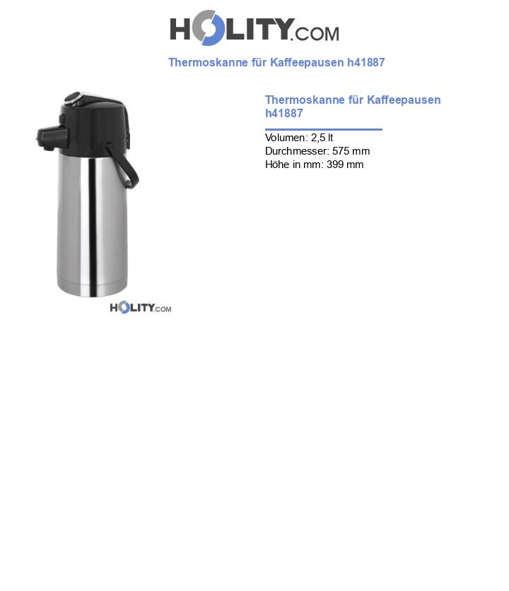 Thermoskanne für Kaffeepausen h41887