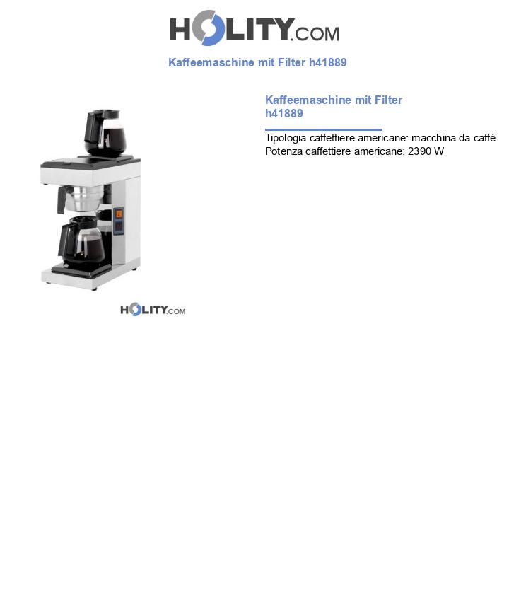 Kaffeemaschine mit Filter h41889