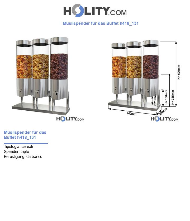 Müslispender für das Buffet h418_131