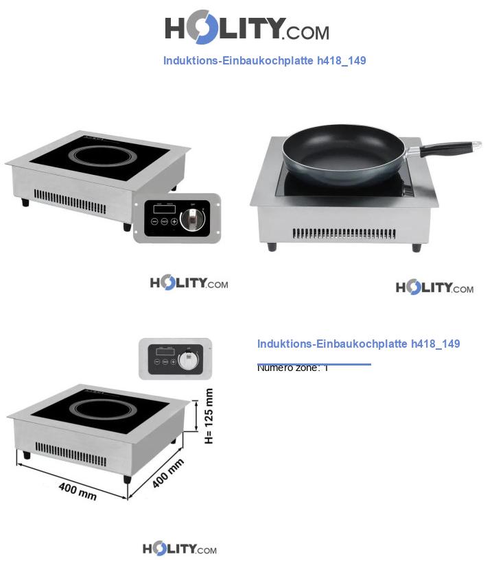 Induktions-Einbaukochplatte h418_149