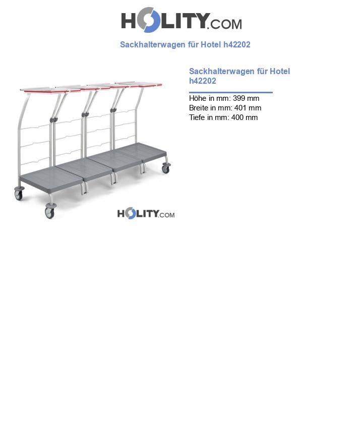 Sackhalterwagen für Hotel h42202