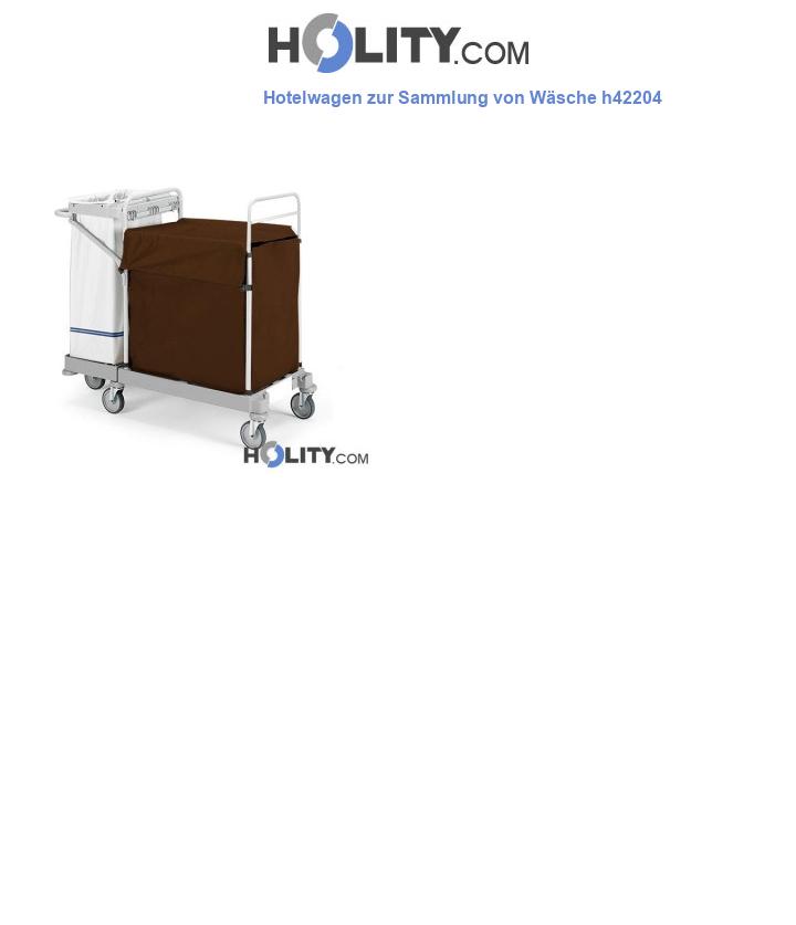 Hotelwagen zur Sammlung von Wäsche h42204