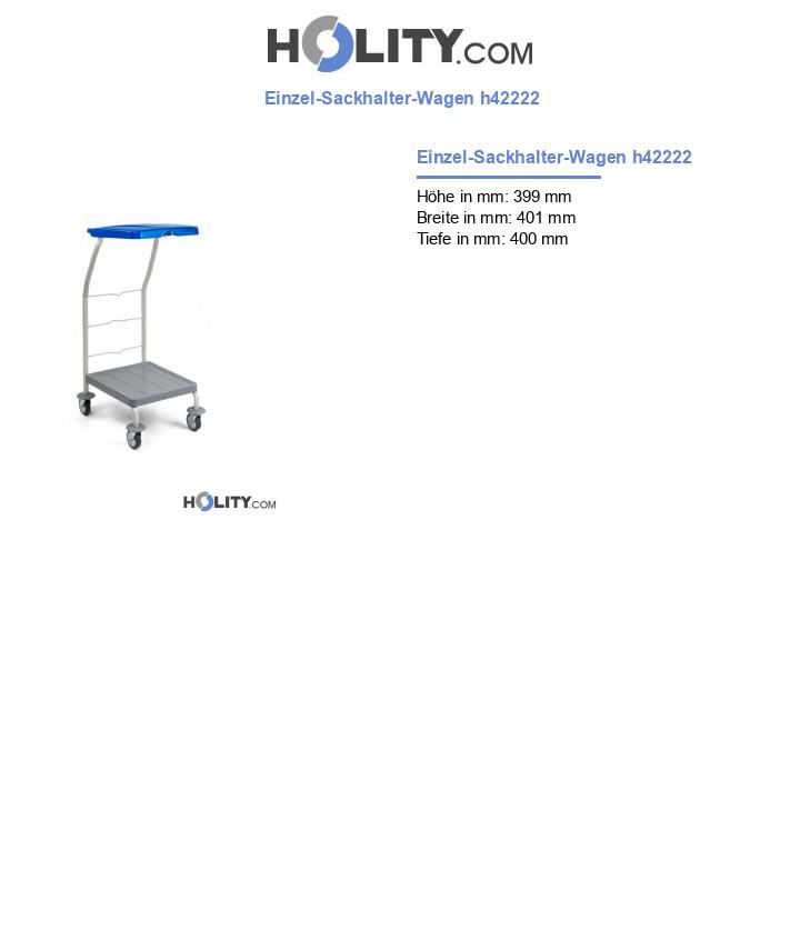 Einzel-Sackhalter-Wagen h42222