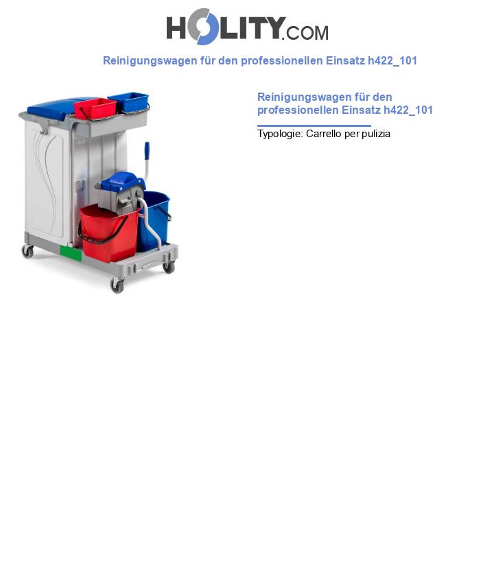 Reinigungswagen für den professionellen Einsatz h422_101