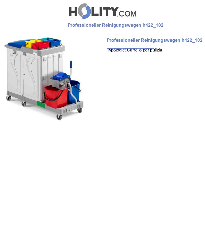 Professioneller Reinigungswagen h422_102