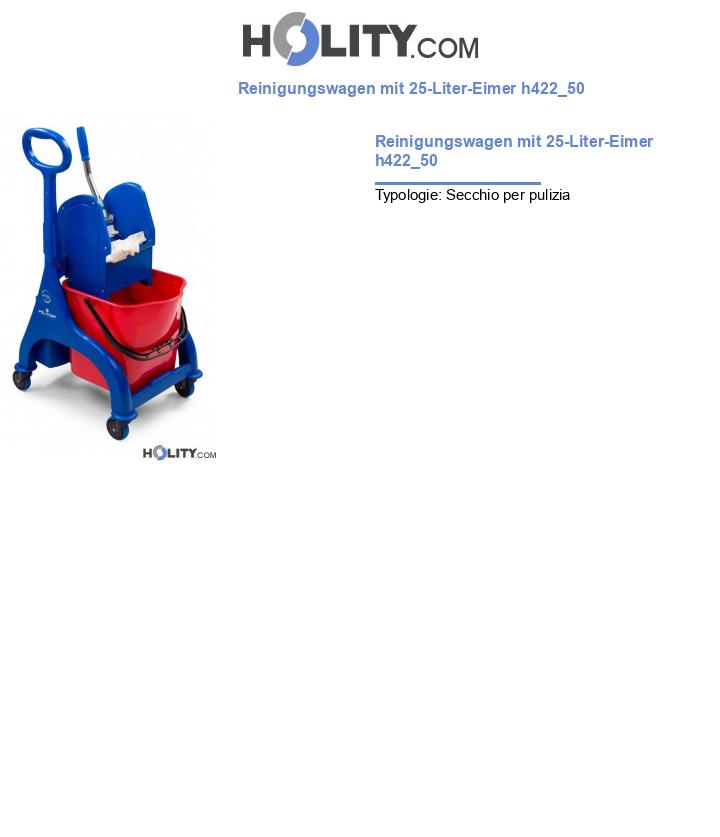 Reinigungswagen mit 25-Liter-Eimer h422_50