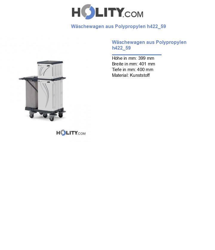 Wäschewagen aus Polypropylen h422_59