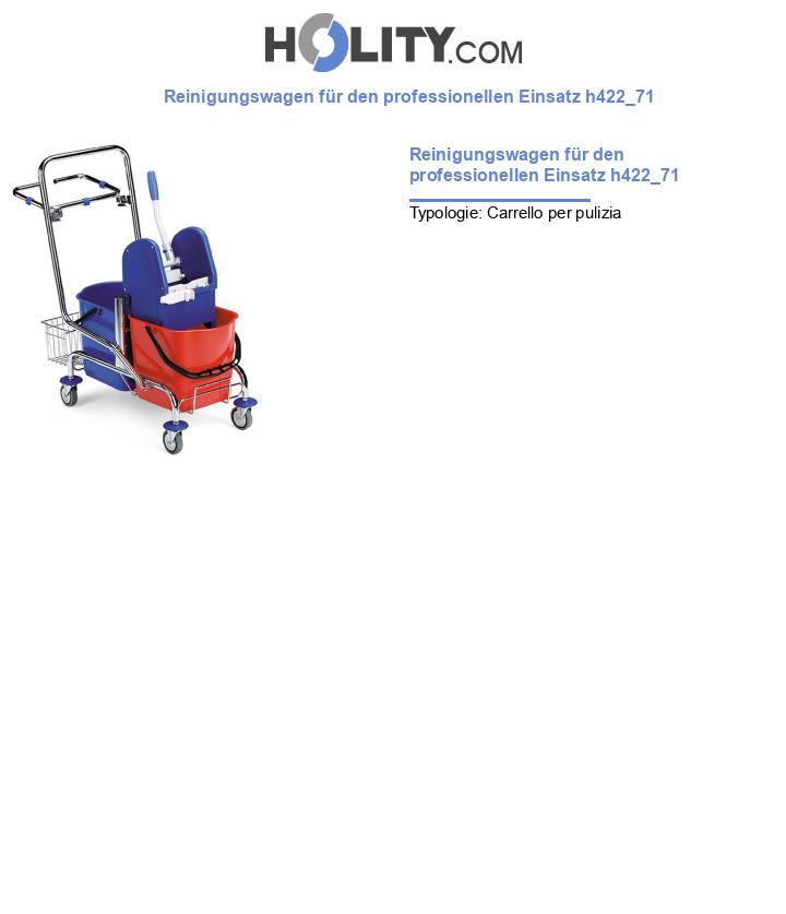 Reinigungswagen für den professionellen Einsatz h422_71