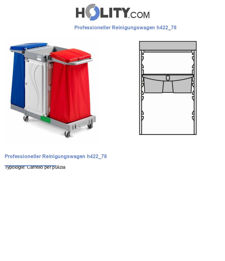 Professioneller Reinigungswagen h422_78