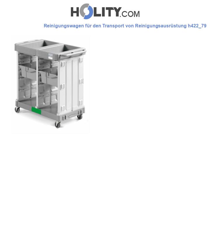 Reinigungswagen für den Transport von Reinigungsausrüstung h422_79