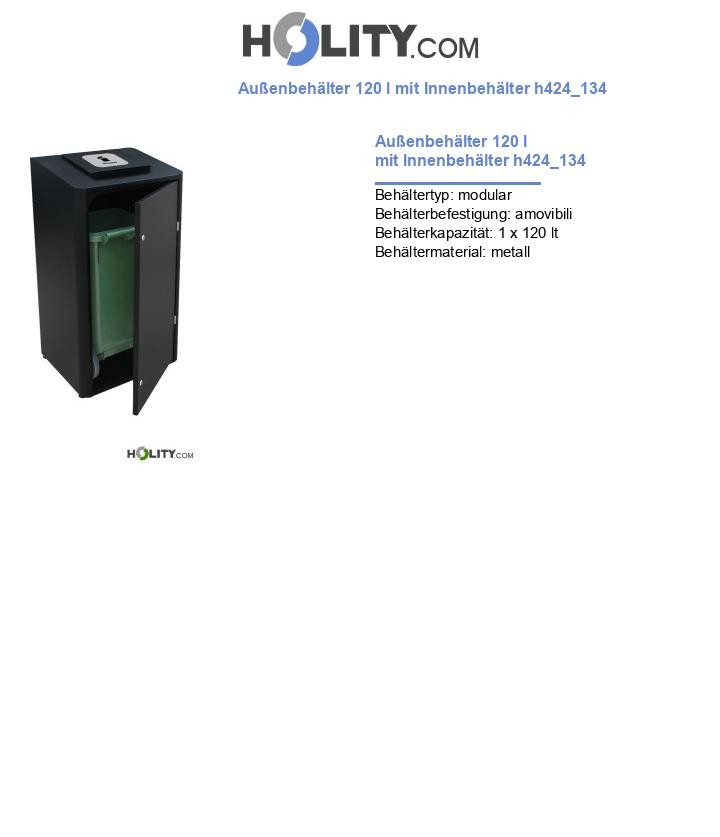 Außenbehälter 120 l mit Innenbehälter h424_134