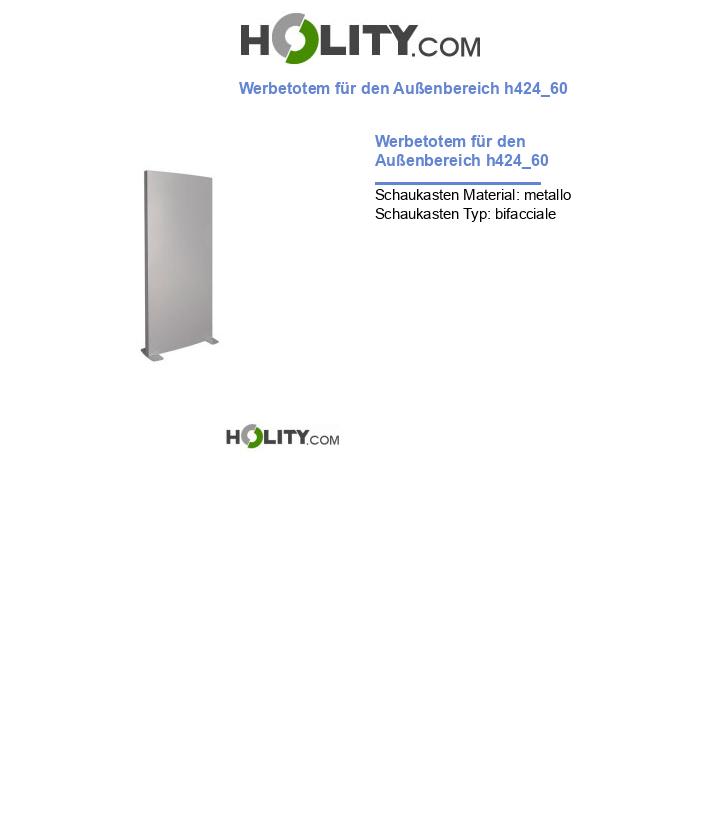 Werbetotem für den Außenbereich h424_60