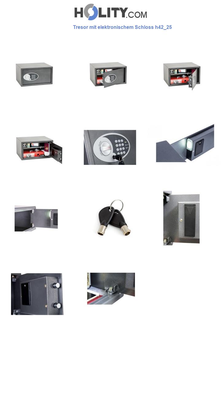 Tresor mit elektronischem Schloss h42_25