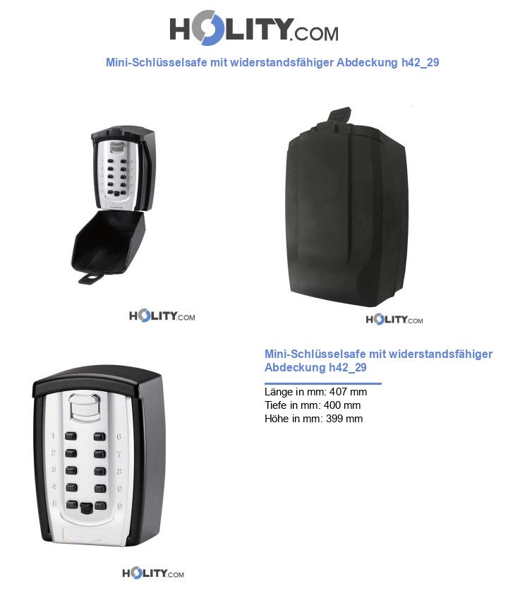 Mini-Schlüsselsafe mit widerstandsfähiger Abdeckung h42_29