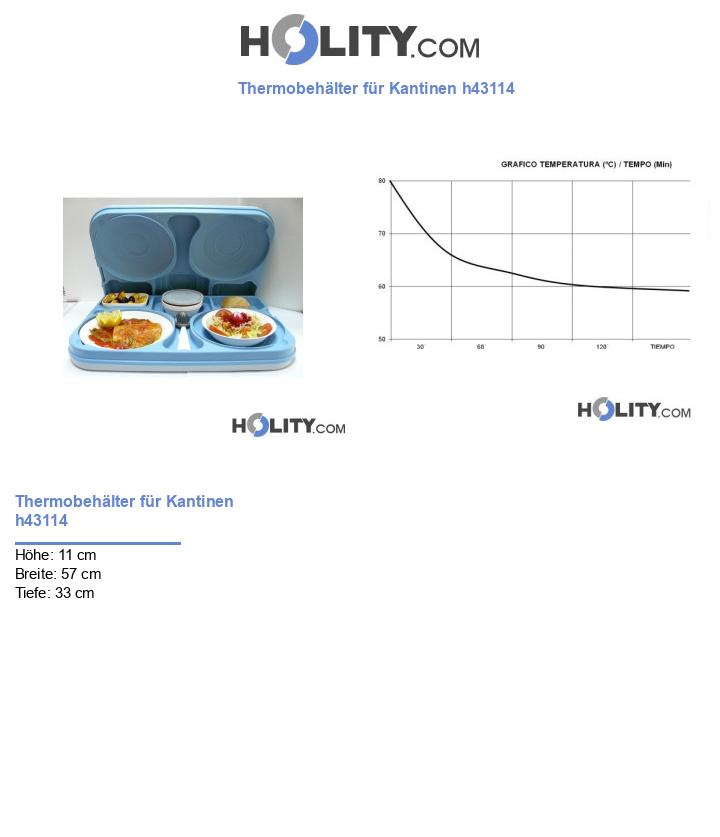 Thermobehälter für Kantinen h43114