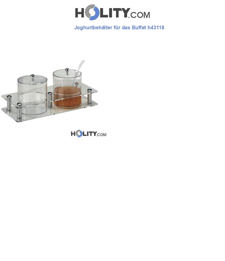 Joghurtbehälter für das Buffet h43118
