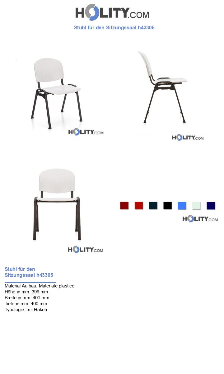 Stuhl für den Sitzungssaal h43305