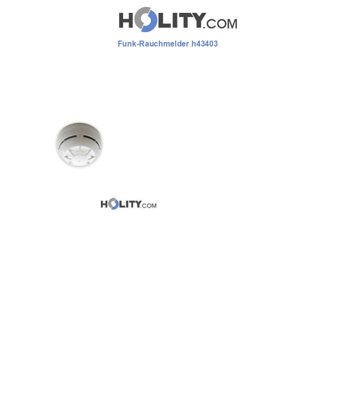 Funk-Rauchmelder h43403