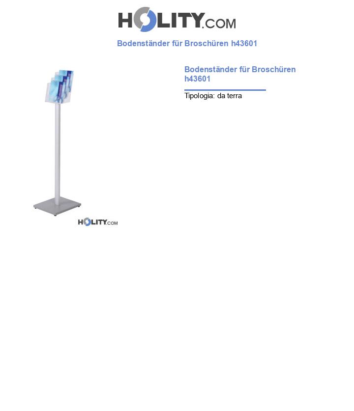 Bodenständer für Broschüren h43601