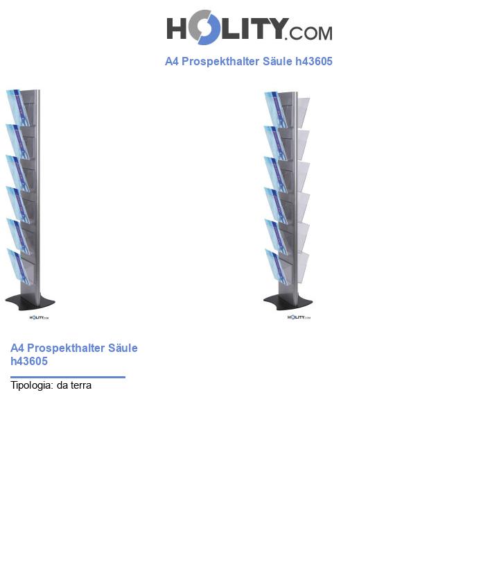 A4 Prospekthalter Säule h43605