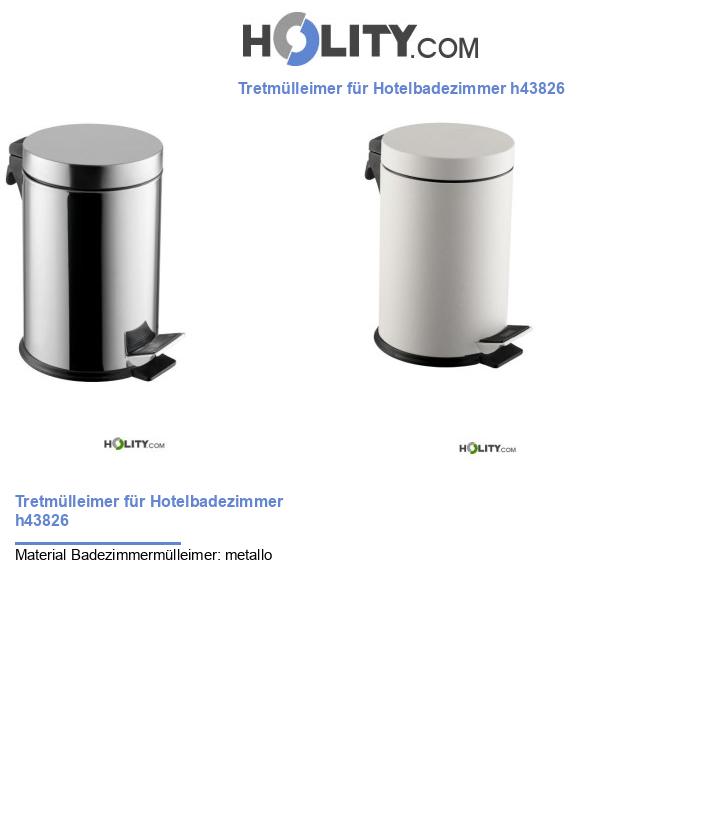 Tretmülleimer für Hotelbadezimmer h43826