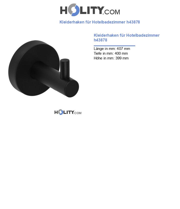 Kleiderhaken für Hotelbadezimmer h43878