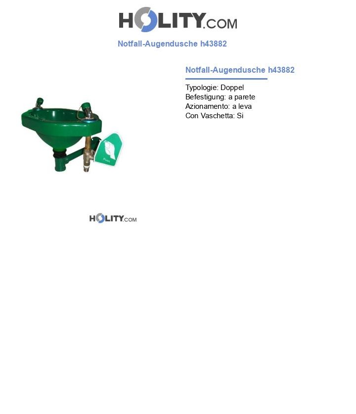 Notfall-Augendusche h43882