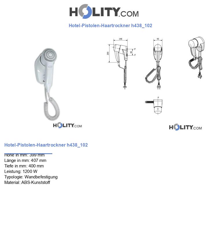 Hotel-Pistolen-Haartrockner h438_102