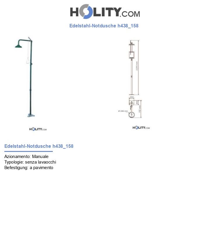 Edelstahl-Notdusche h438_158