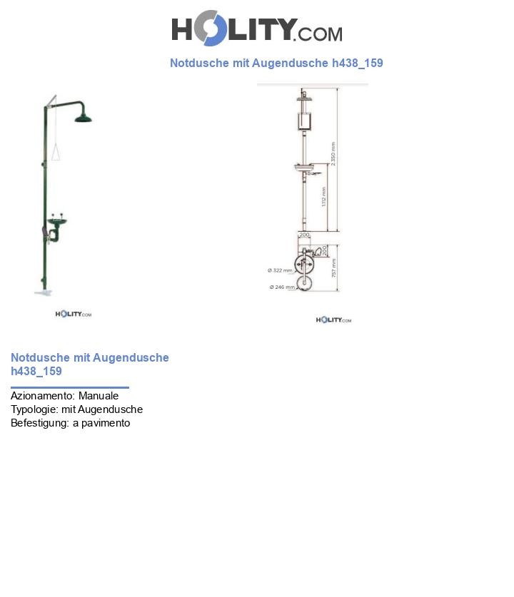 Notdusche mit Augendusche h438_159