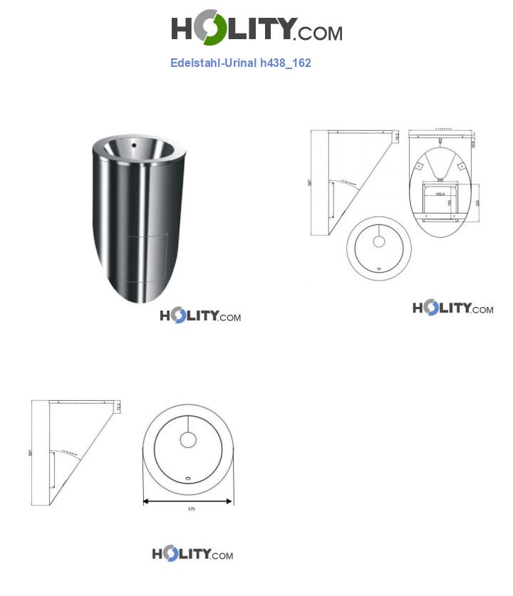 Edelstahl-Urinal h438_162