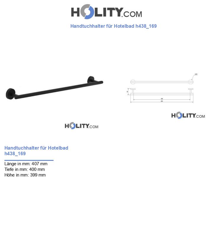 Handtuchhalter für Hotelbad h438_169