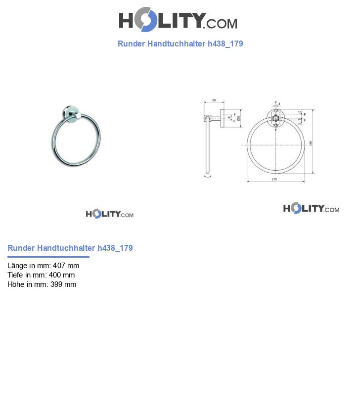 Runder Handtuchhalter h438_179