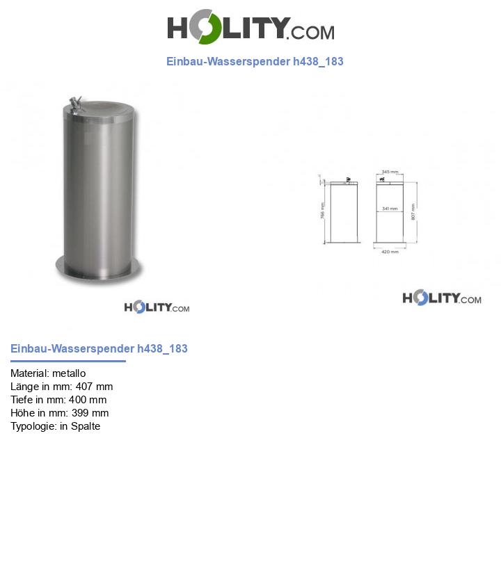 Einbau-Wasserspender h438_183