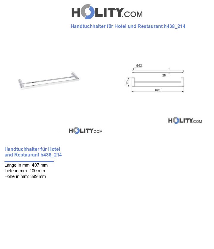 Handtuchhalter für Hotel und Restaurant h438_214