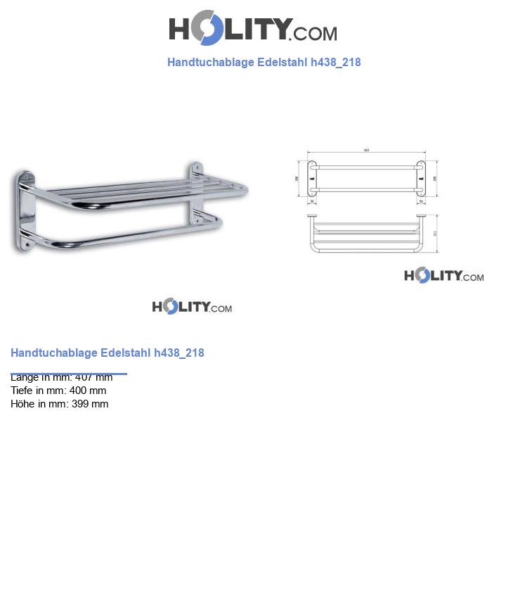 Handtuchablage Edelstahl h438_218