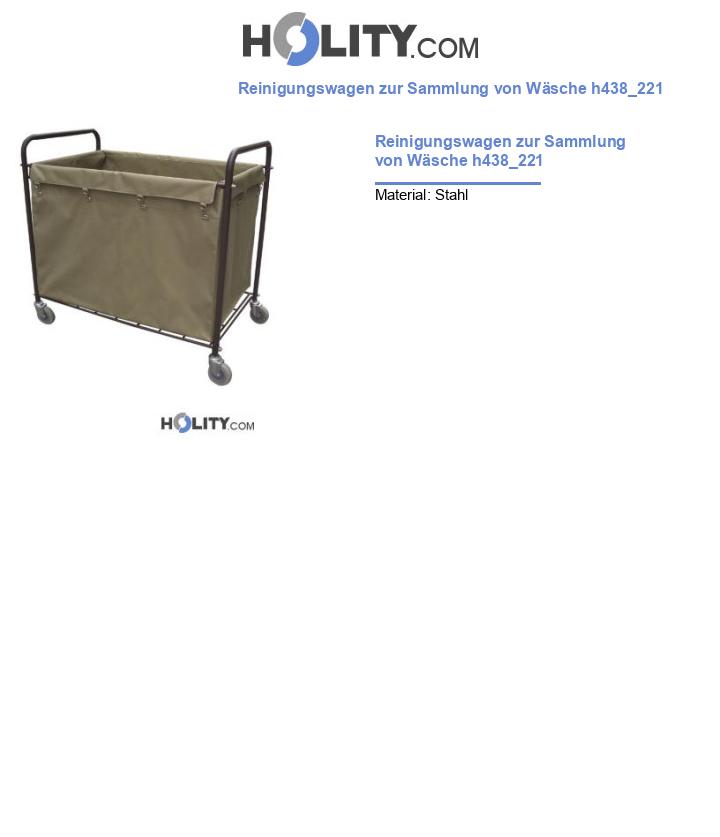 Reinigungswagen zur Sammlung von Wäsche h438_221
