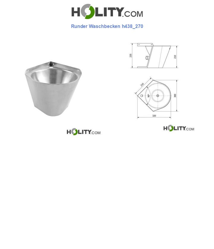 Runder Waschbecken h438_270