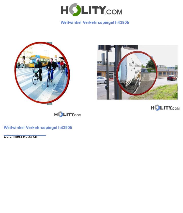 Weitwinkel-Verkehrsspiegel h43905
