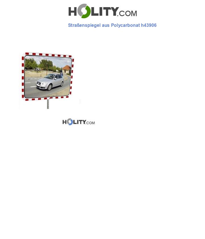 Straßenspiegel aus Polycarbonat h43906